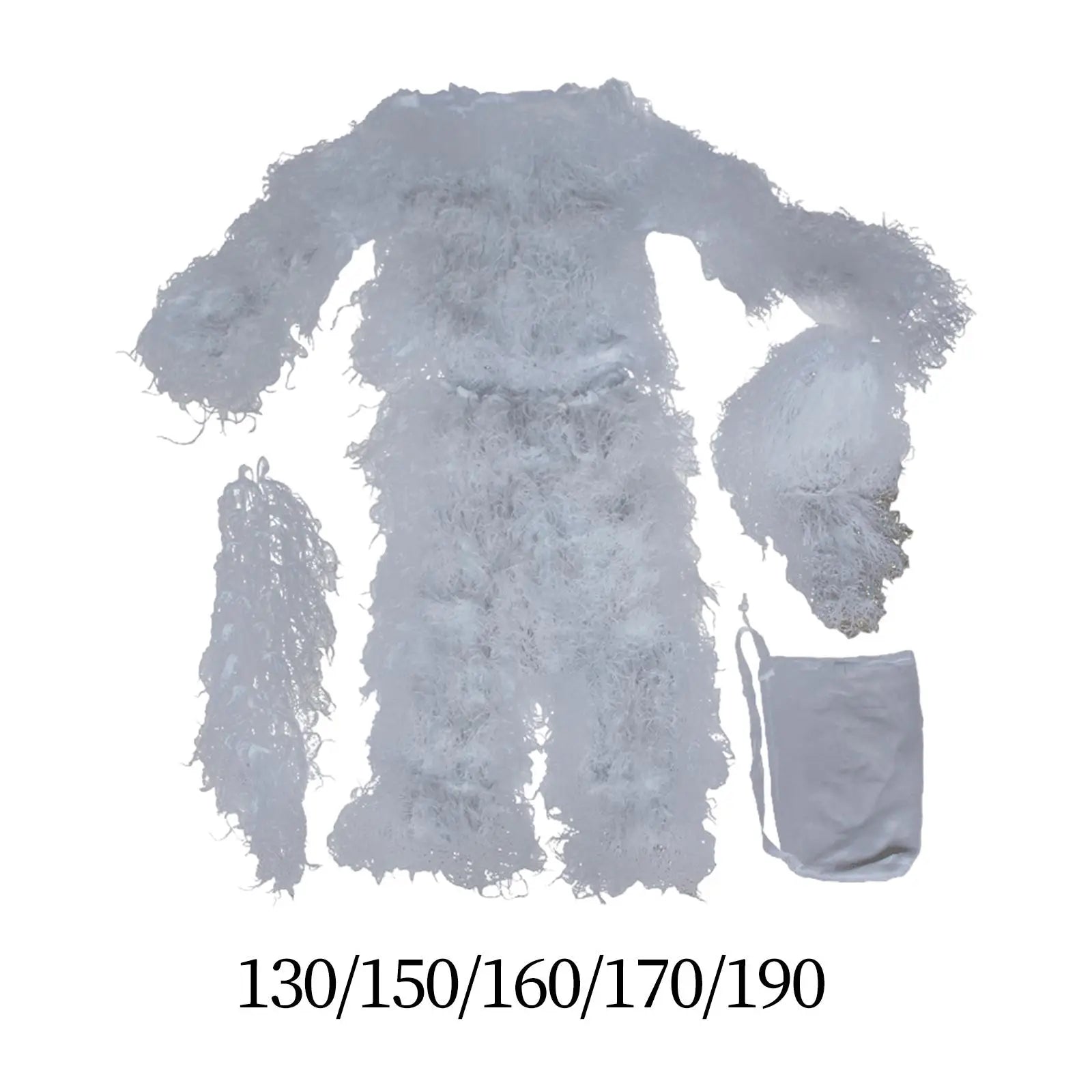 costume camouflage chasse milieu enneigé