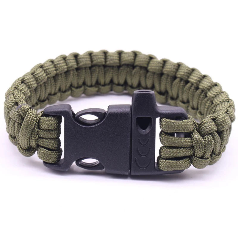 bracelet de survie avec système de fermeture efficace