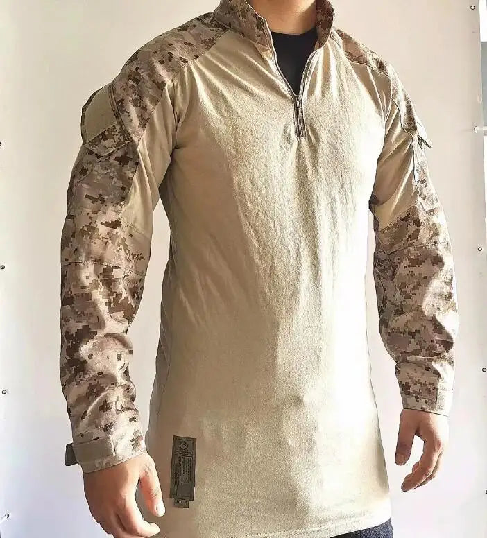 vêtement camouflage manches longues pour activités en plein air