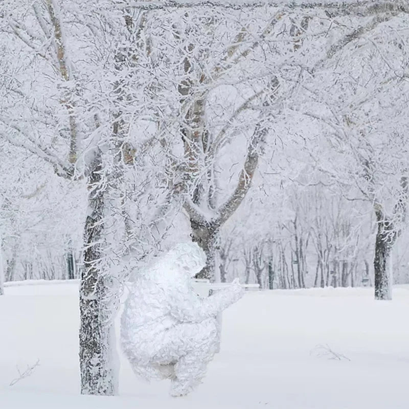 ensemble de camouflage d'hiver blanc pour airsoft