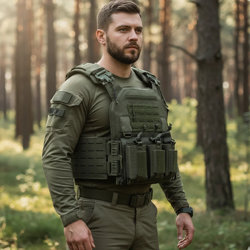 gilet tactique léger pour activités outdoor