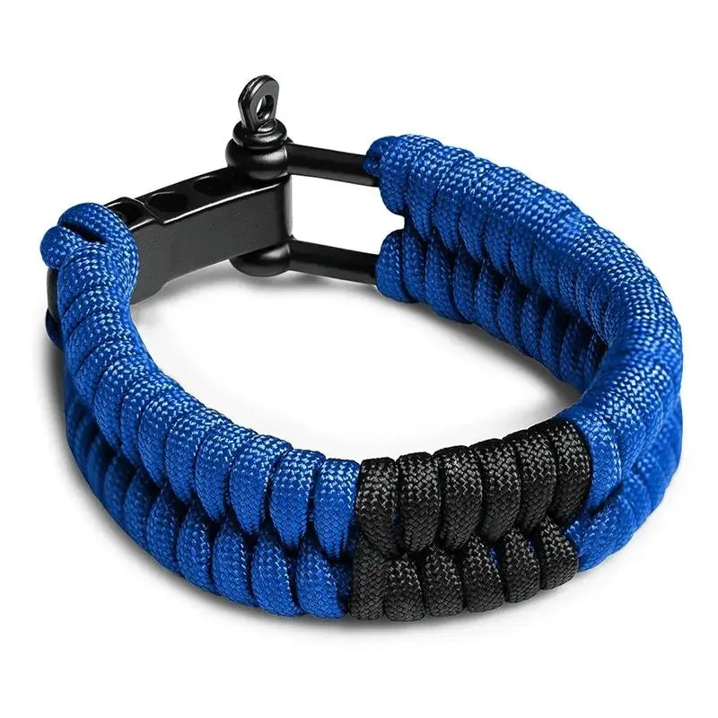 kit de survie bracelet en paracorde avec fermeture robuste