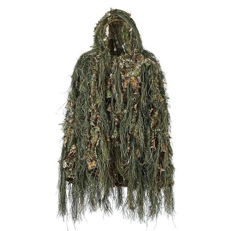 suit camouflé feuillage 3D pour chasse