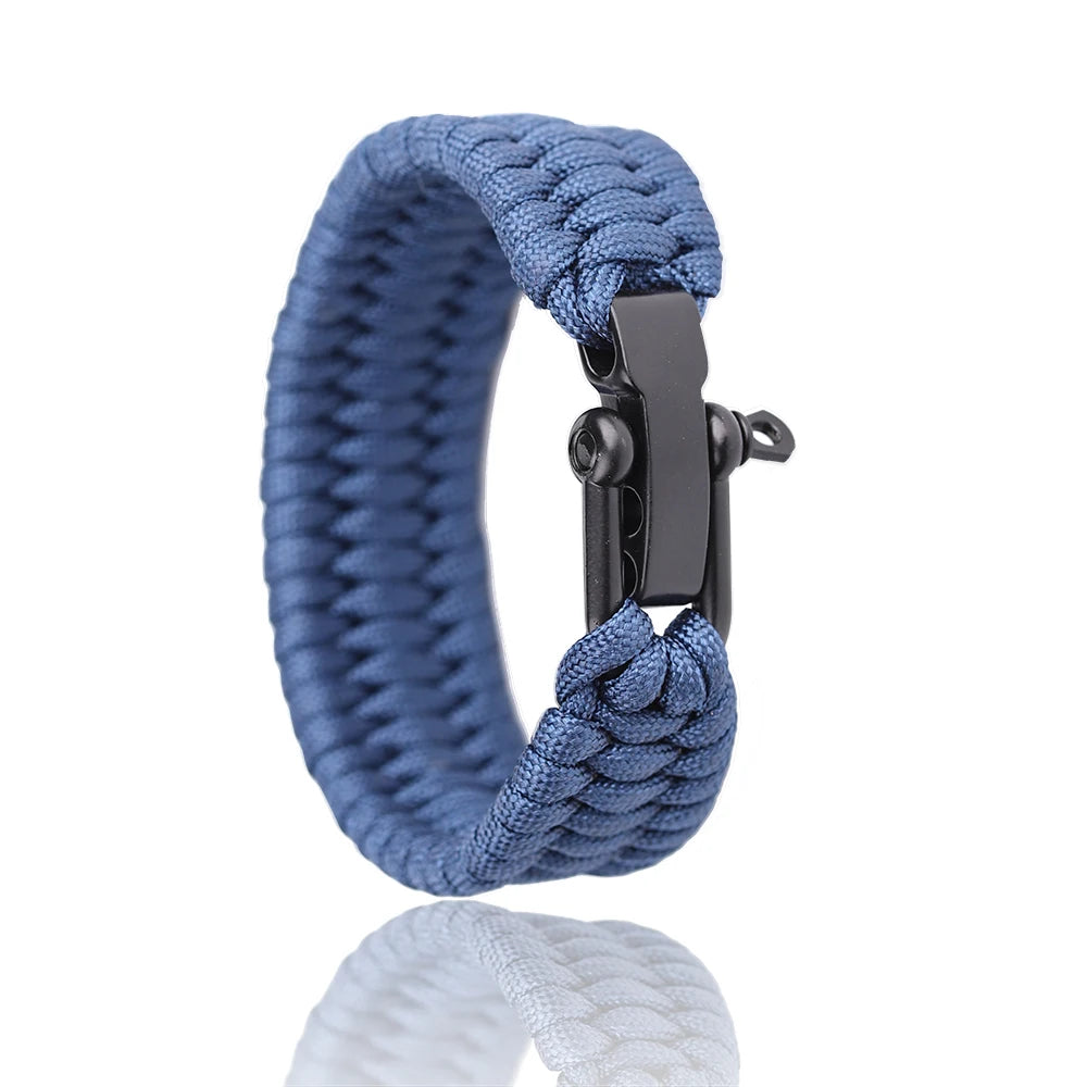 bracelet de survie léger en paracorde pour explorer