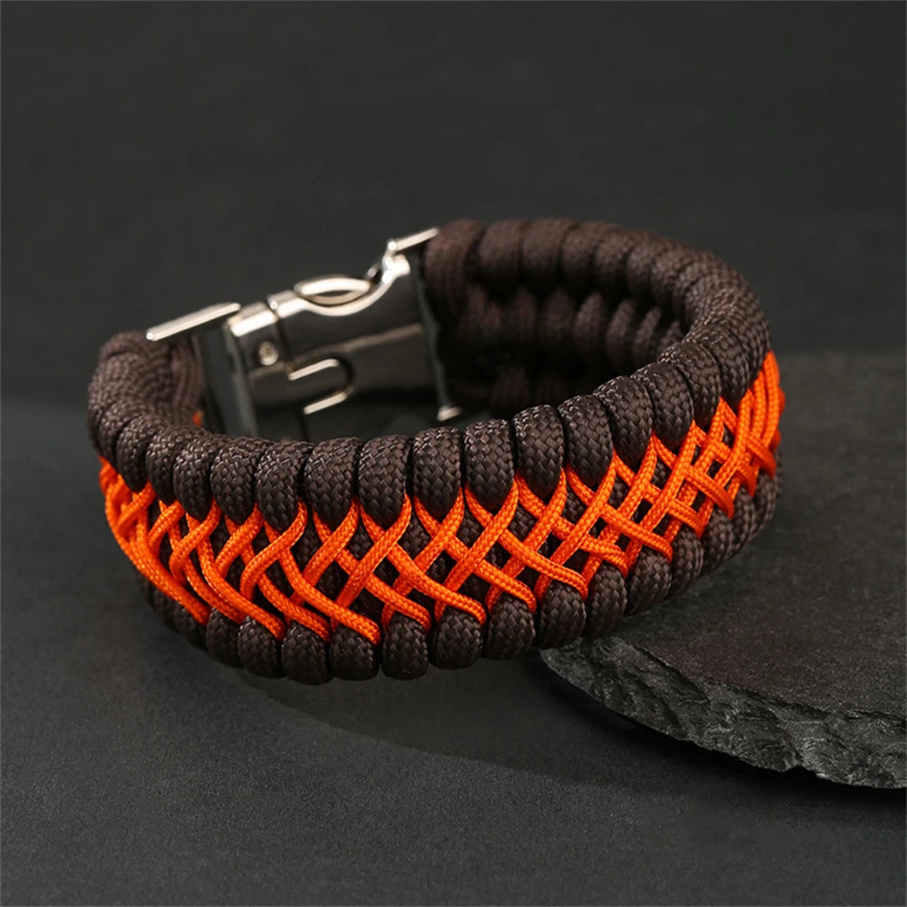 bracelet robuste en paracorde pour hommes aventuriers