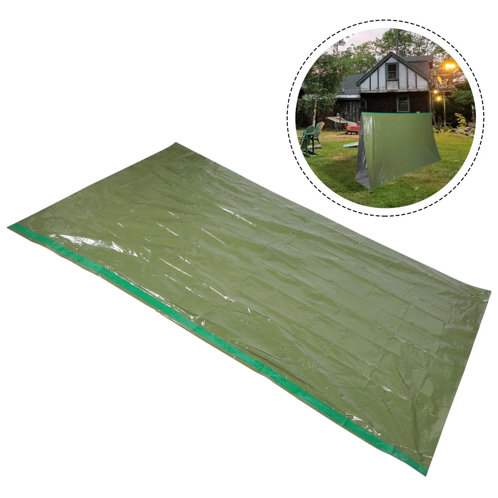 abri de survie léger en matériau imperméable