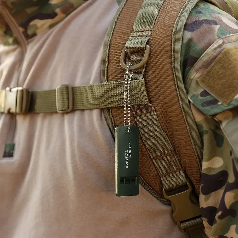 Sifflet de survie portable à 3 fréquences avec sonorité élevée pour camping et randonnées