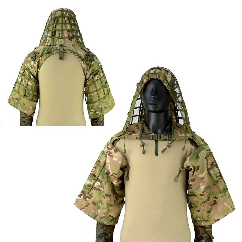 veste camouflage pour joueurs d'airsoft et chasseurs
