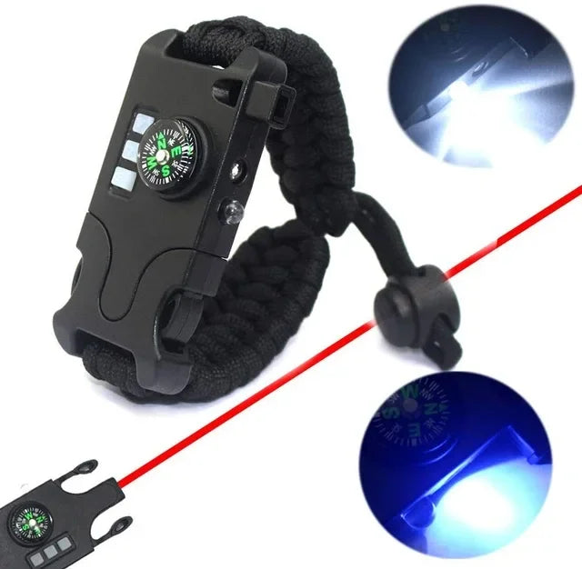 bracelet d'urgence avec fonction SOS et lampe