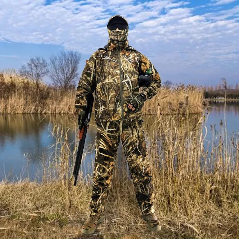 veste camouflée imperméable pour chasse en extérieur