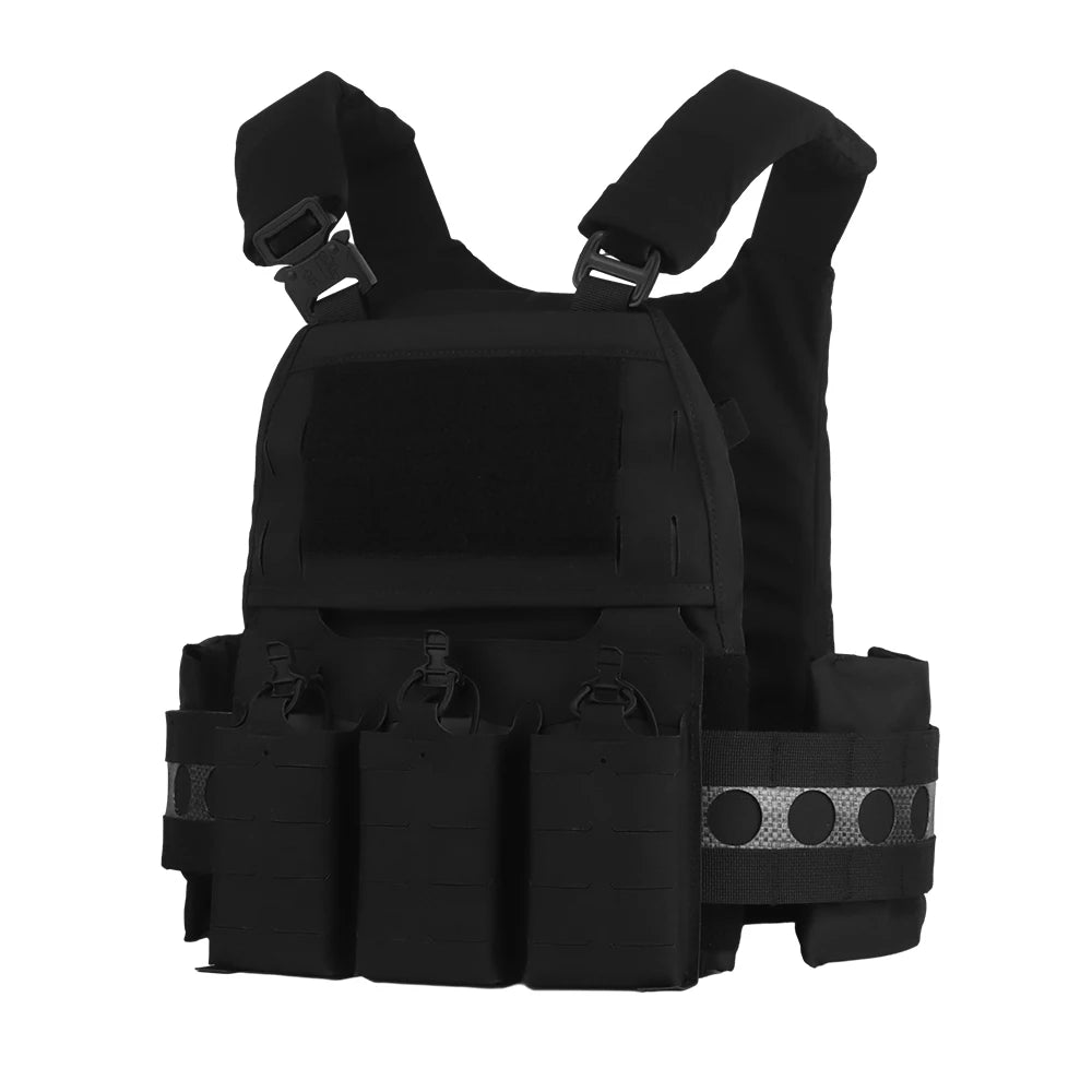 gilet en tissu résistant avec compartiments MOLLE