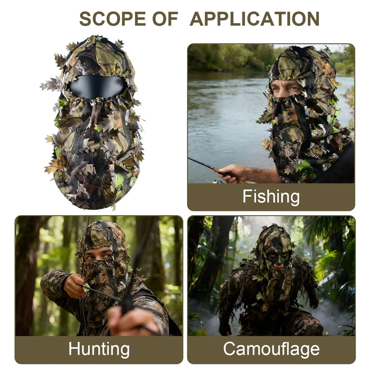 ensemble chasse chapeau et masque intégral