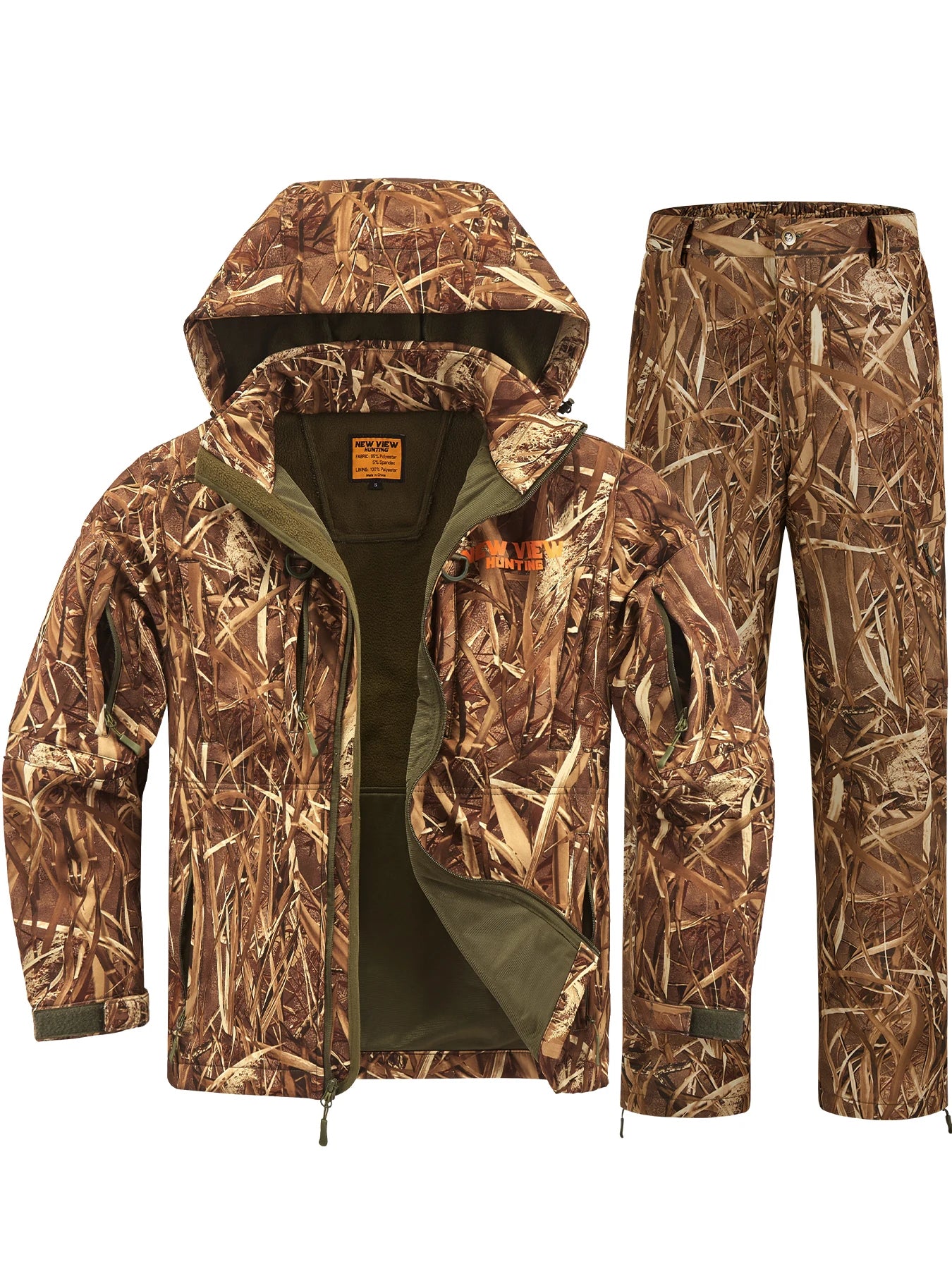 veste et pantalon camouflés pour la chasse