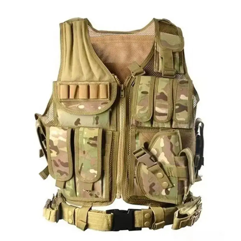 Gilet Tactique Molle Camouflage - Camouflage