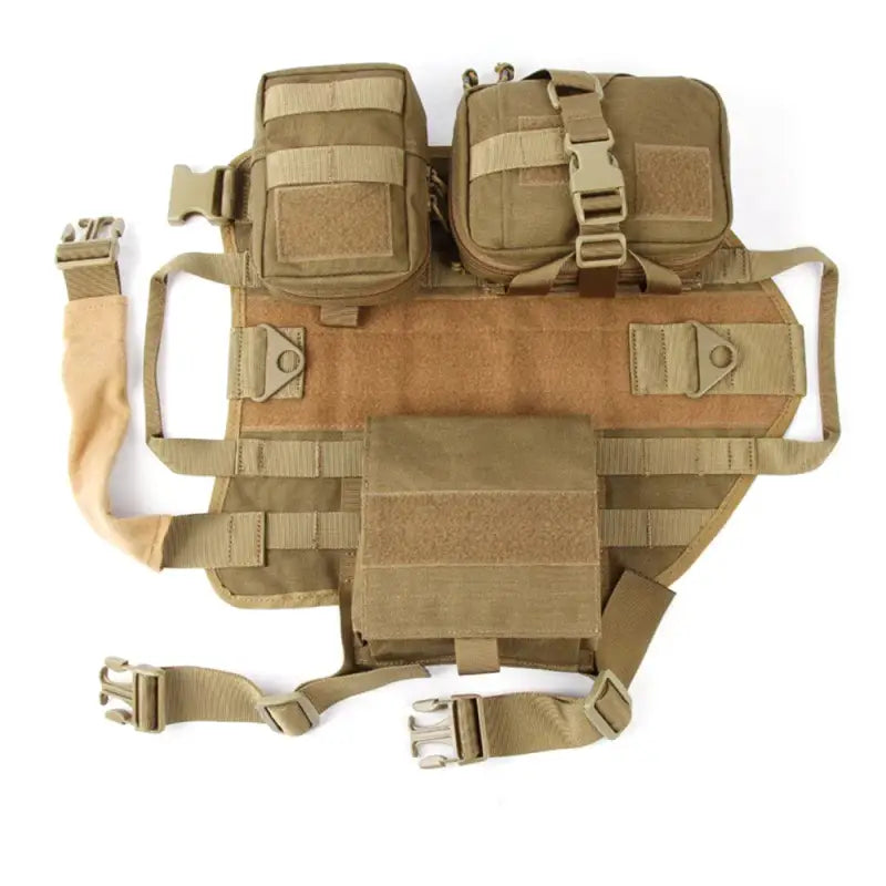 Harnais Tactique Militaire Chien Avec Sac